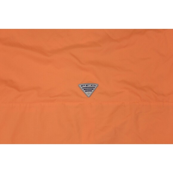 Columbia Shirt Mens Orange Long Sleeve PFG Button Up Vented Outdoor Fishing XXL - Picture 6 of 14